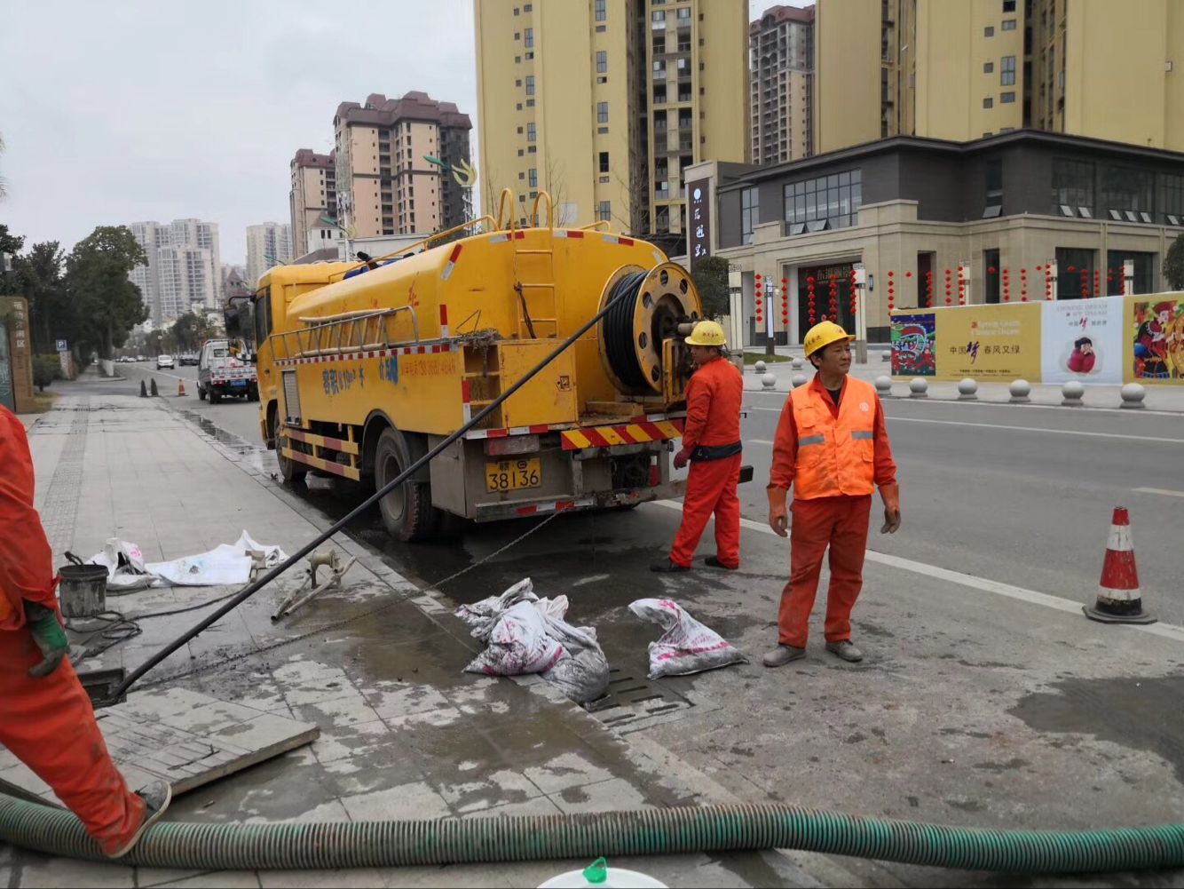云安排污管道清淤-管道清洗